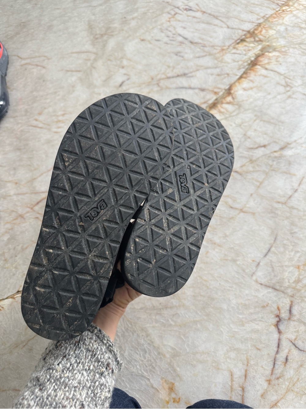 Teva Women’s Black Sandals - Picture 4 of 4